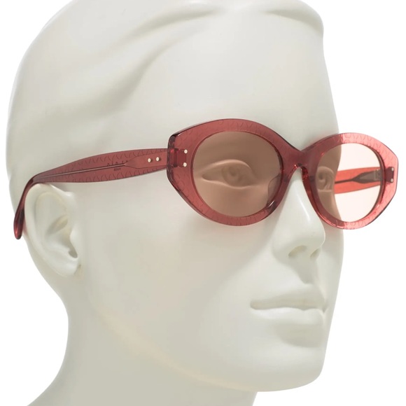 ALAIA PINK OVAL SUNGLASSES AA0026S - Picture 5 of 5